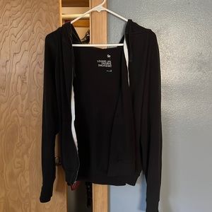 Black SO Zip-Up Hoodie